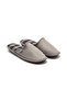 Plaid Men's House Slippers Gray-3 41/46