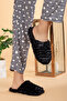 Women's Winter Plush Visco Orthopedic Soundproof Sole Soft Comfortable Warm Home Slippers