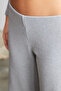 Ribbed Elastic Waist Wide Leg Knitted Trousers - 4