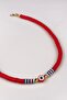 Red Evil Eye Beaded Fimo Necklace - 4