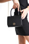Women's Black Small Gold Chain Bag - 2