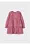 Girl's Long Sleeve Chiffon Dress - 2