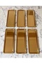 Luxury 6-Piece Stainless Steel Gold Color Baton Tea, Coffee Decorative Presentation, Serving Tray - 2