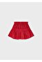 3-9 Years Old Girl's Poplin Skirt Red - 2
