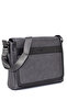Gray Adjustable Strap Zipper Closure Men's Messenger Bag - Portfolio Bag 01Pc00112 - 2