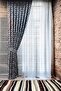 Pastel Tassel Background Curtain Gray Color - Modern and Joyful Design - 5
