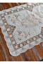 Meiwa Lace Embroidery Look Pvc Runner Coffee Table Cabinet Cover/Size:30Cmx45Cm Gls - 2