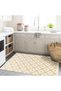 Angel Collection Yellow Beige Patterned Woven Base Modern Decorative Carpet Melek24 - 2