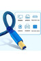 كابل بيانات USB 3.0 بطول 2 متر من النوع A إلى B، نحاس نقي، عالي السرعة لنقل البيانات، مناسب للطابعات والكمبيوتر. - 5