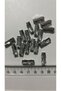 6X18 mm Baguette Silver Case White Crystal Stone Case Planted Stone (20 Pcs) - 2