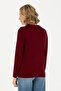 Women's Burgundy Basic Knitwear Cardigan 50276610 -Vr014 - 5