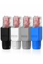 10PCS CAT6 - White ZoeRax Tool-Free RJ45 Connector, CAT6A CAT6 Field Termination Plug, RJ45 Tool Le - 7