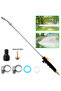 black Sprayer Wand 29 Inch Stainless Steel 3/8" Brass Barb Watering Wand Adjustable Spray Wand Repla