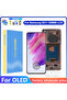 Sliver With Frame For AMOLED For S21 Plus LCD Display Touch Screen Digitizer Assembly For S21+ G99