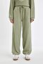 Printed Long Length Fleece Sweatpants with Standard Fit Lace-Up Waist and Elastic Leg Pockets - 5