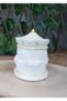 Decorative Concrete Carousel Box Organizer with Lid, Decor Organizer - 3