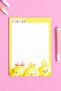 A5 Lined Memo Pad Notebook 50 Sheets