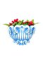 Wall Ornament Flower Pot, Decor Flower Pot Silicone Mold K-488, Polyester Stone Powder Plaster Mold