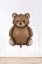 Retro Big Bear Teddy Bear Foil Balloon 65X90