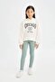 D0730 Sweatshirt and Ribbed Camisole Tights - Set of 2