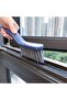 Tweezed Brush Multi-Purpose Stepped Cut Tip Bathroom Toilet Bowl Window Cleaning Apparatus - 5