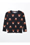 Crew Neck Printed Women's Pajamas Set - 2