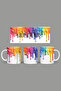Flowing Paints - Colorful Drops Themed Mug - 4