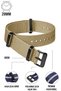 20mm Nato Textile Cloth Watch Band - Fossil-Welder-Casio-Seiko-Omega-Armani Compatible F39Xwds-20