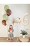 Fancy Rabbit Foil Balloon Chain Set Birthday Retro Balloon Set