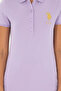 Women's Lilac Basic Polo Neck T-Shirt 50280071-Vr034 - 6