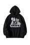 Black Unisex Oversized Hoodie - Don Toliver We Still Don'T Trust You Printed Kangaroo Pocket Sweatshirt