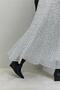 White Fairy Polka Dot Pleated Skirt - 6
