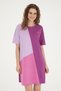 Women's Purple Crew Neck Knitted Dress 50281785 -Vr038 - 3