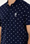 Men's Regular Fit Polo Neck Navy Blue T-Shirt 50281941-Vr033 - 7