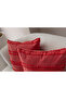 Double Decorative Polka Dot Linen Fabric Throw Pillow Cover 43X43 Pink - 3