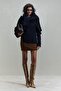 Navy Blue Role V-Neck Sweater - 4