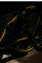 Yellow Lightning Lightning Sticker Sticker with Night Glowing Reflector for Motor (Set of 10) - 5