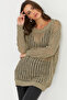 Women's Mink Mesh Knitwear Blouse Kaz24