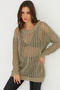 Women's Mink Mesh Knitwear Blouse Kaz24 - 4