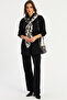 Women's Black Top and Bottom Set GÇ191 - 3