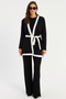 Women's Black Top and Bottom Set Mbk100 - 6