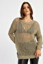 Women's Mink Mesh Knitwear Blouse Kaz24 - 3