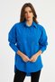 Women's Cobalt blue Studded Shirt Asf2