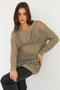 Women's Mink Mesh Knitwear Blouse Kaz24 - 5