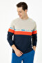 Men's Navy Blue Sweatshirt 50270726 -Vr033