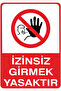 İŞYERİ UYARI LEVHALARI SET - 4