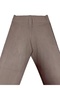 Women's Brown High Waist Ribbed Knitted Tights - 3