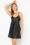 Thin Strap Mini Satin Nightgown - 4