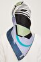 - Silk Scarf 2023/2024 Autumn Winter Sura Silk Blue 9050-58 - 4