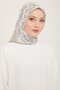 وشاح كلاسيكي منقوش تويل حرير 24Ya9142 53 01